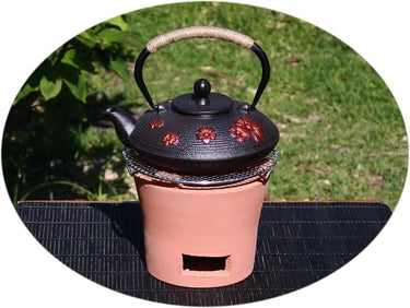 Clay charcoal stove