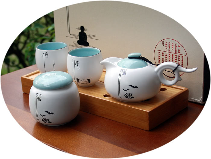 Chinese tea set Buddha series A