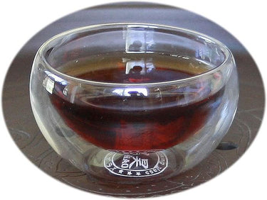 Glass Kung Fu tea cup (double layer)