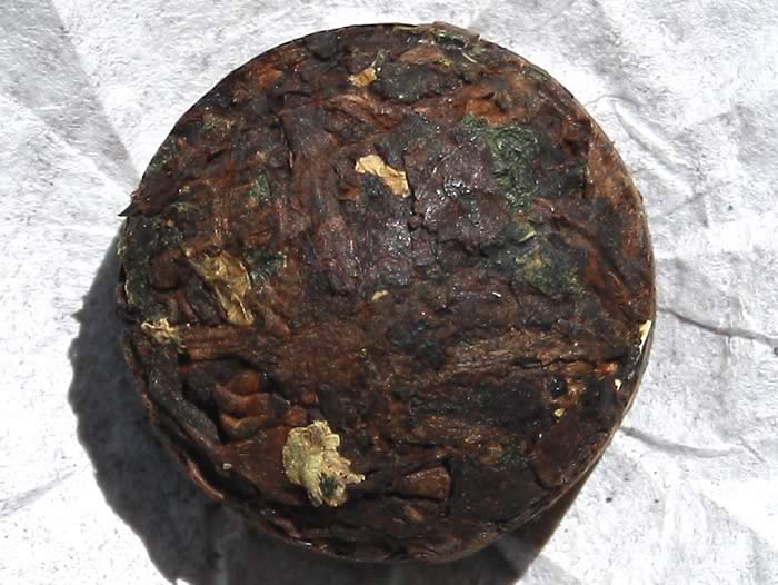Pu-erh glutinous rice mini Tuocha - Ripened