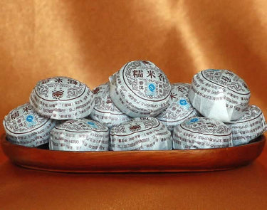 Pu-erh glutinous rice mini Tuocha - Ripened