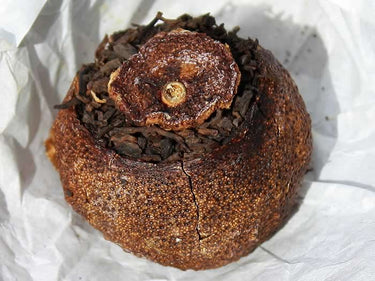 Pu-erh ripened in tangerine