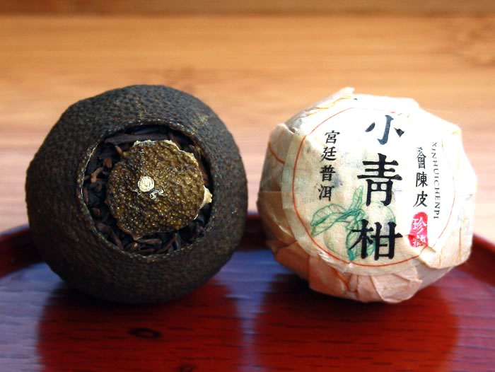 Pu-erh ripened Xiao Qing Gan