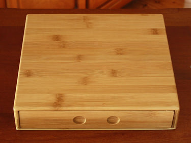 Pu-erh tea tray and drawer bamboo
