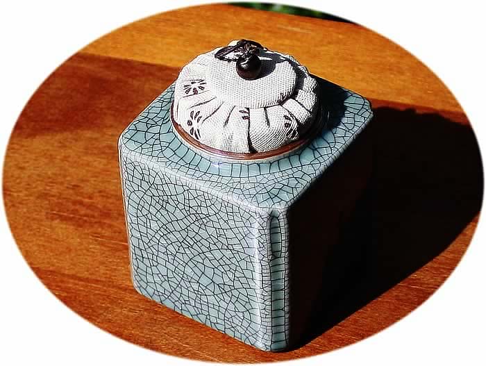 Tea canister Ge Kiln B