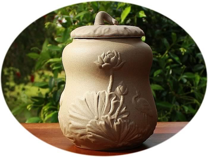 Extra large tea canister - Butternut