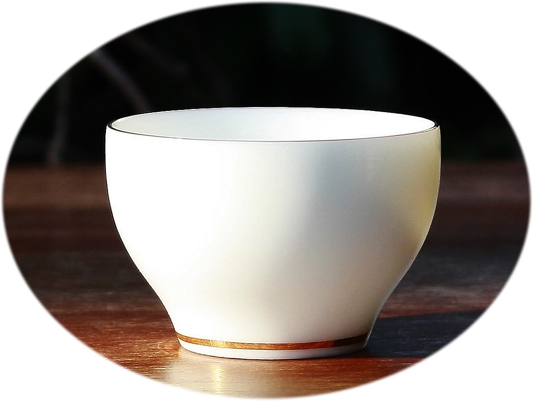 Gong Fu tea cup butter jade small A