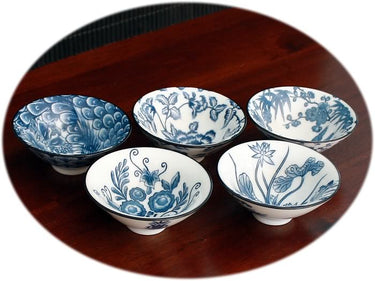 Gongfu tea cup imperial blue B
