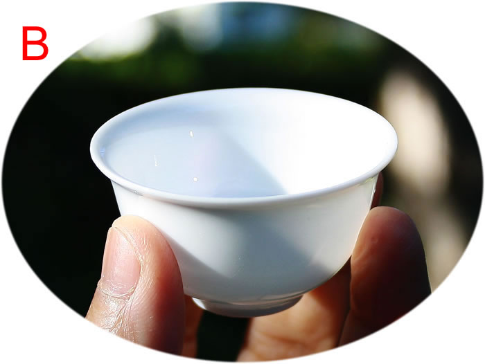 Gong Fu tea cup white ceramic