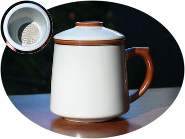 Tea mug infuser premium Ru Kiln