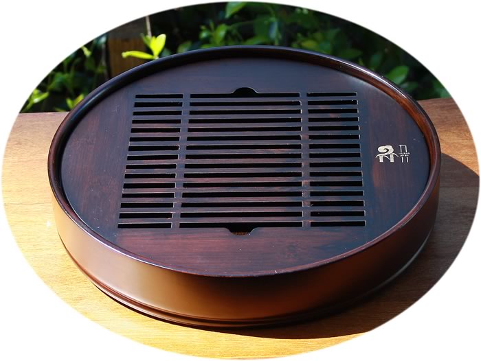 Bamboo Gong-Fu tea tray F- Round