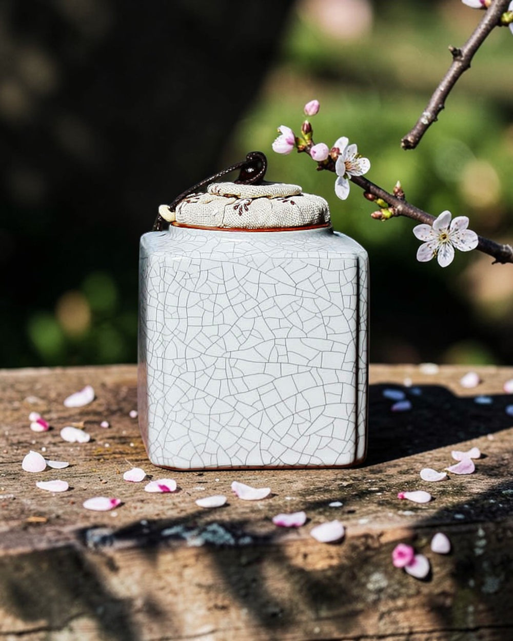 Tea canister Ge Kiln A
