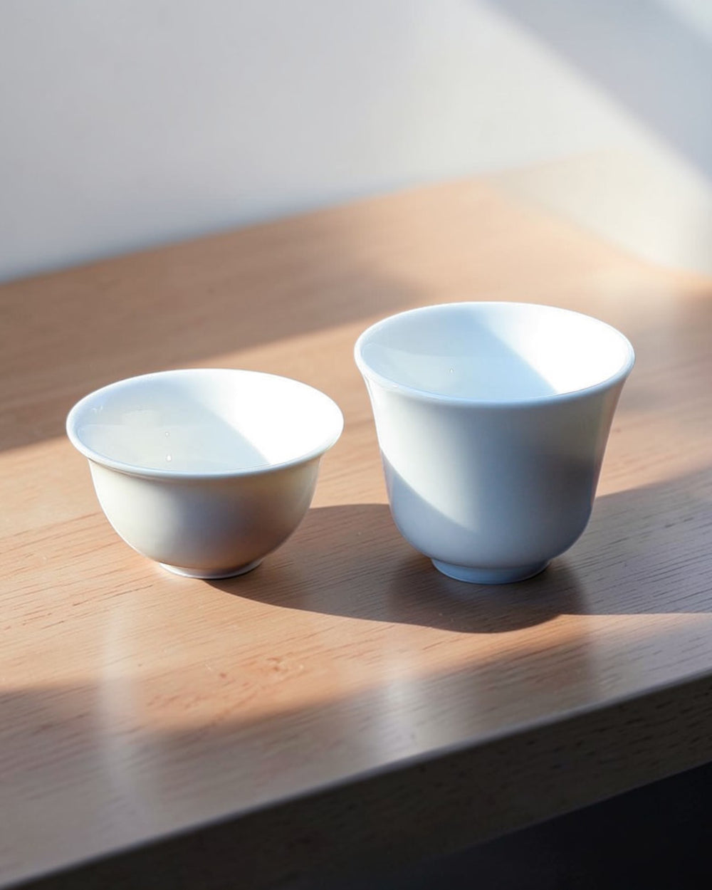 Gong Fu tea cup white ceramic