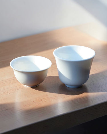 Gong Fu tea cup white ceramic
