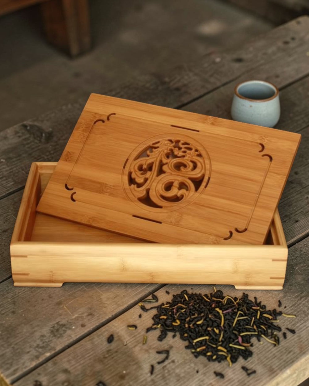 Bamboo Gong-Fu tea tray A
