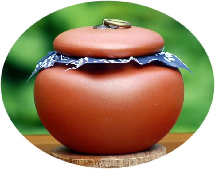 YiXing ZiSha tea canister B