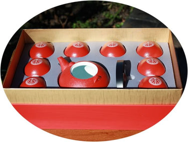 Chinese wedding tea set C